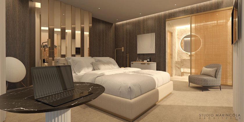 Imagen de la habitación del Hotel The First Musica. Foto 7