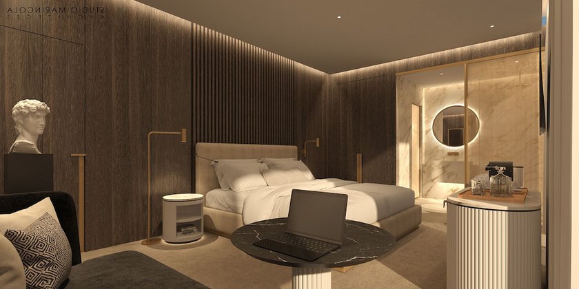 Imagen de la habitación del Hotel The First Musica. Foto 10