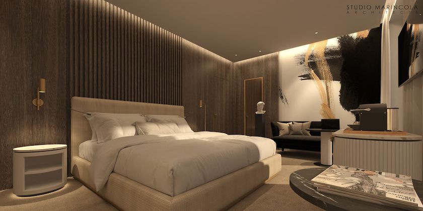 Imagen de la habitación del Hotel The First Musica. Foto 11