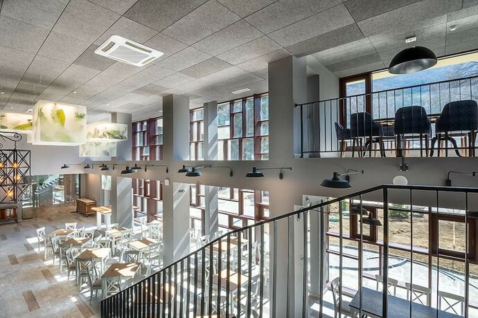 Imagen del bar/restaurante del Hotel The Five Elements Hotel. Foto 17