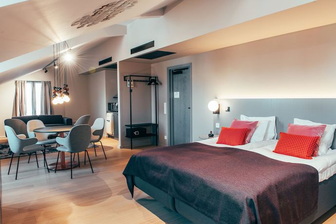 Imagen de la habitación del Hotel The Folks Hotel Konepaja. Foto 5