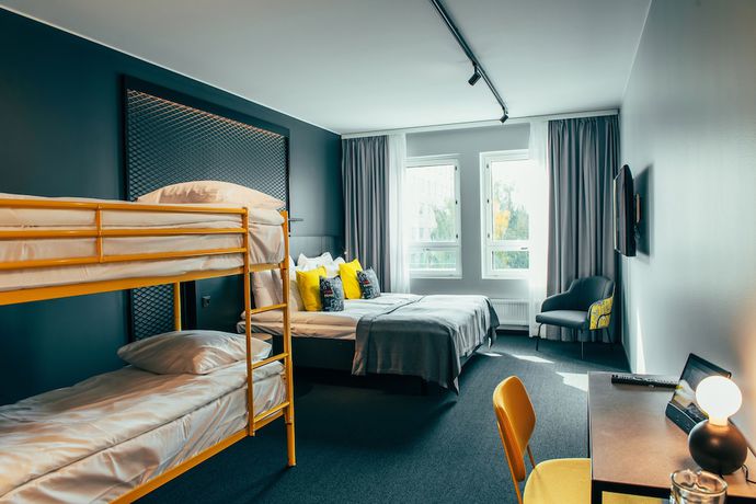 Imagen de la habitación del Hotel The Folks Hotel Konepaja. Foto 7