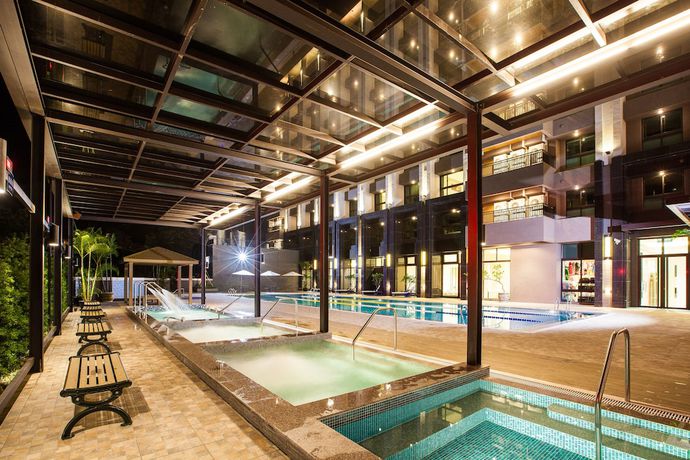 Imagen de la piscina del Hotel The Fuli Resort Chihpen. Foto 19