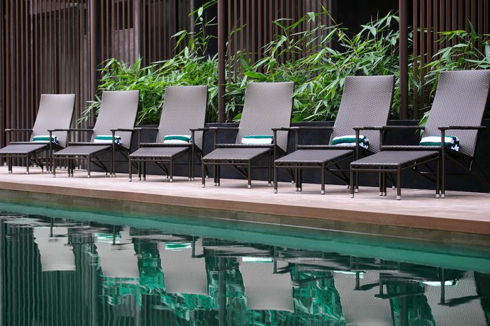 Imagen de la piscina del Hotel The Funny Lion El Nido. Foto 9