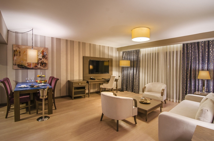 Imagen de los interiores del Hotel The Grand Blue Sky International. Foto 11