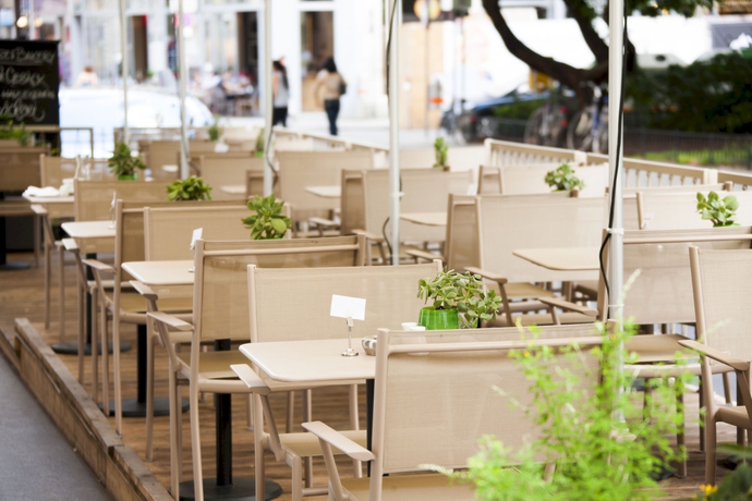 Imagen del bar/restaurante del Hotel The Guesthouse Vienna. Foto 4