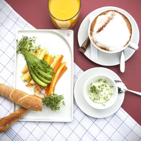 Imagen del bar/restaurante del Hotel The Guesthouse Vienna. Foto 7