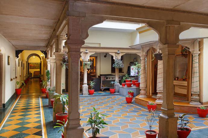 Imagen de los interiores del Hotel The Haveli Hari Ganga, Haridwar. Foto 9
