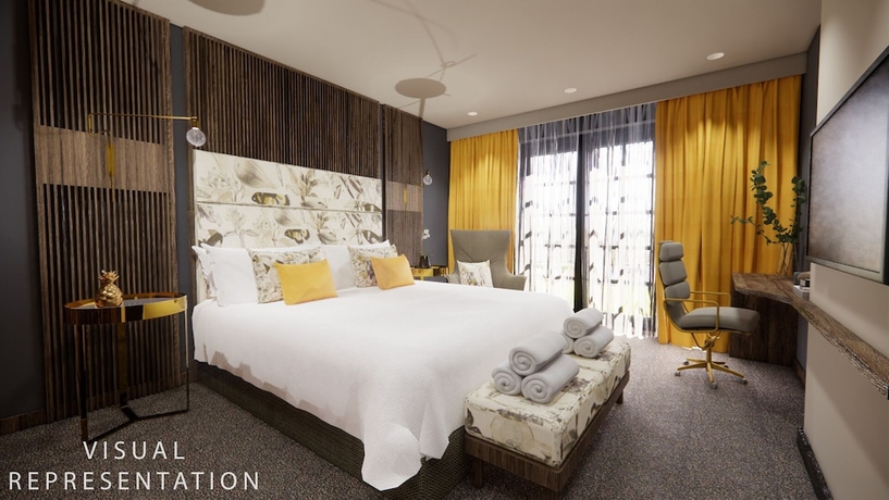 Imagen de la habitación del Hotel The Haycock Manor. Foto 4