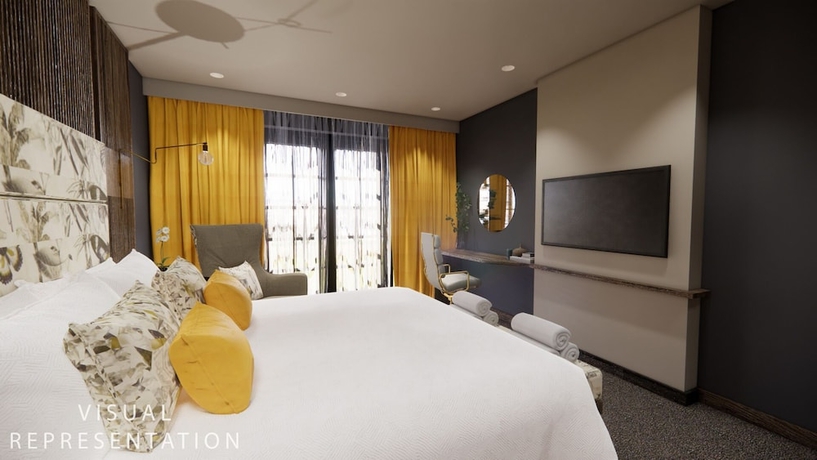 Imagen de la habitación del Hotel The Haycock Manor. Foto 5