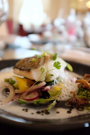 Imagen del bar/restaurante del Hotel The Headland and Spa, Torquay. Foto 12
