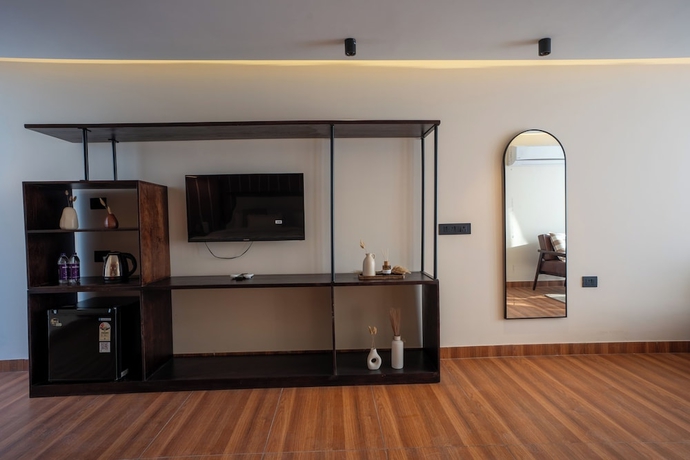 Imagen de la habitación del Hotel The Hi-rise. Foto 2