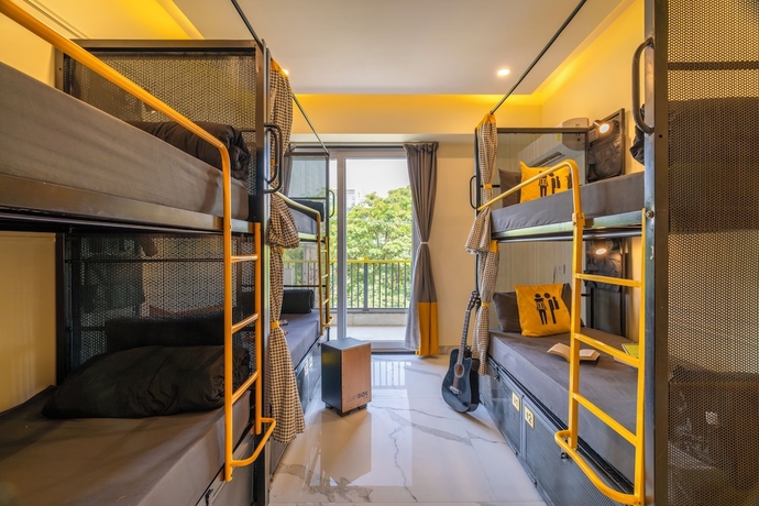 Imagen de la habitación del Hotel The Hosteller Gurgaon. Foto 11