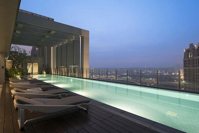 Imagen de la piscina del Hotel The Huan Taichung. Foto 20