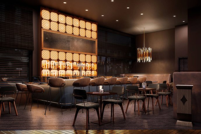 Imagen del bar/restaurante del Hotel The Industrialist, Pittsburgh, Autograph Collection. Foto 3