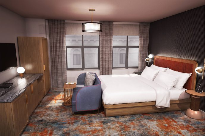 Imagen de la habitación del Hotel The Industrialist, Pittsburgh, Autograph Collection. Foto 6
