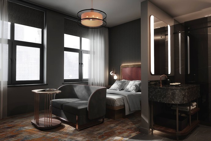 Imagen de la habitación del Hotel The Industrialist, Pittsburgh, Autograph Collection. Foto 8