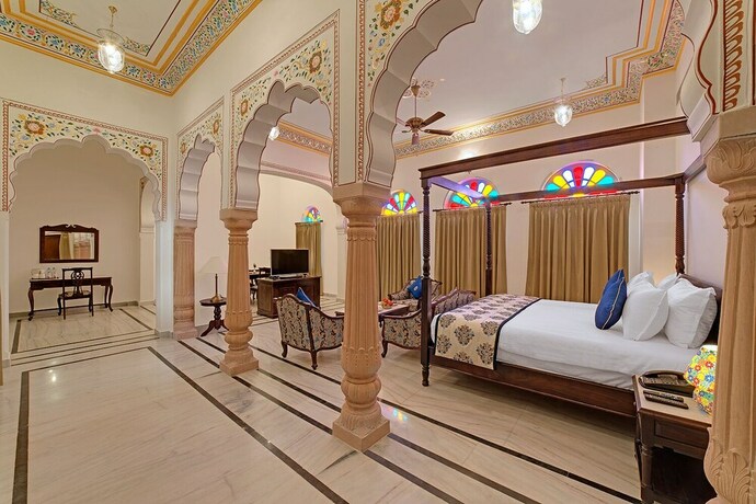 Imagen de la habitación del Hotel The Jaibagh Palace. Foto 25
