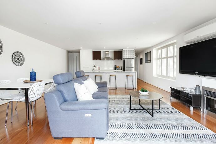 Imagen general del Hotel The Jetty Beach Apartment By Ready Set Host. Foto 2