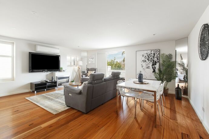 Imagen de la habitación del Hotel The Jetty Beach Apartment By Ready Set Host. Foto 17