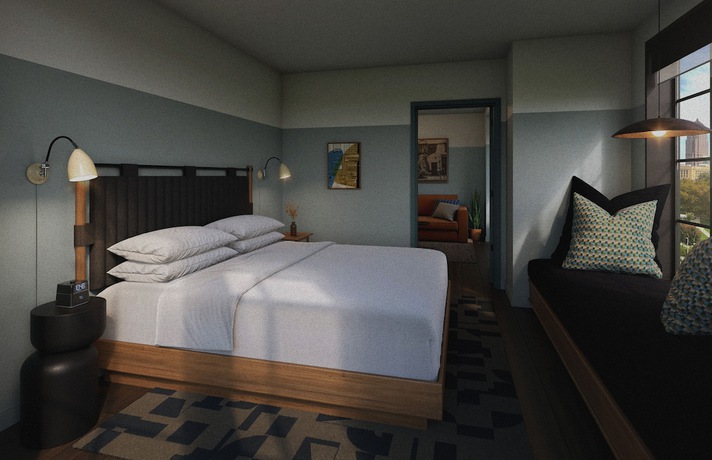 Imagen de la habitación del Hotel The Junto. Foto 16