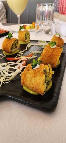 Imagen del bar/restaurante del Hotel The Landmark, Chhatarpur. Foto 5