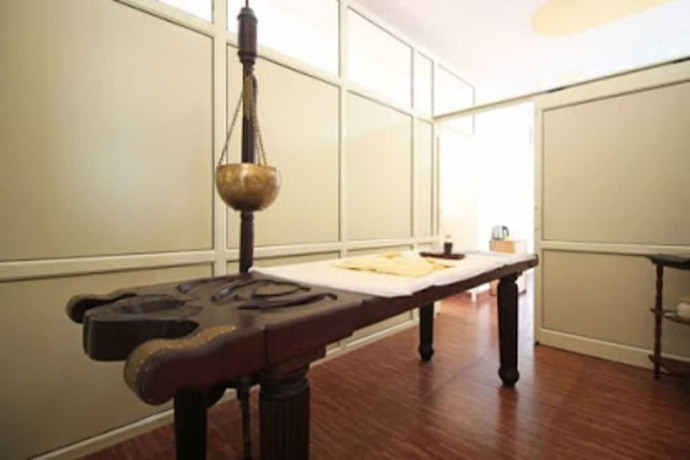 Imagen de la piscina del Hotel The Lily, Rishikesh. Foto 9