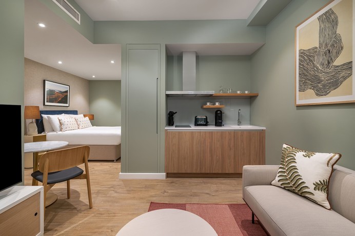 Imagen de la habitación del Hotel The Lincoln Suites. Foto 6