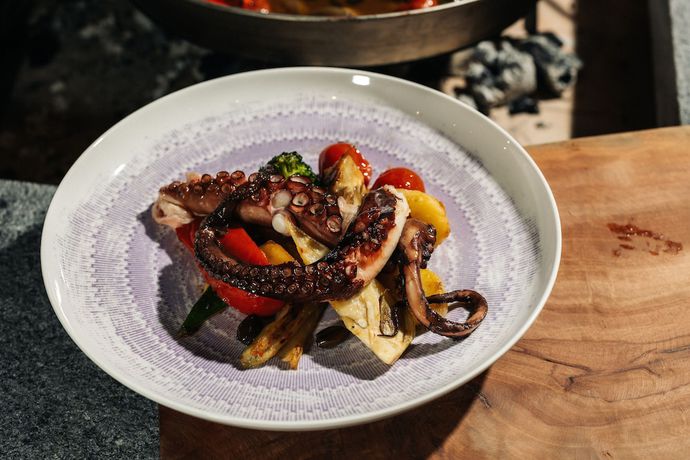 Imagen del bar/restaurante del Hotel The Ljubljana. Foto 2