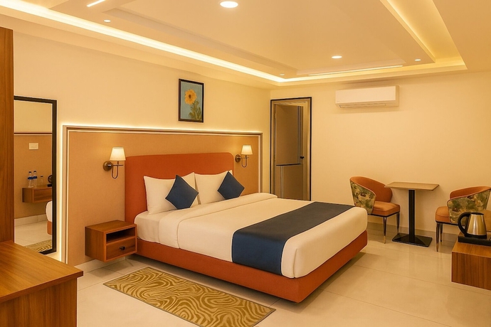 Imagen de la habitación del Hotel The Maheshwar. Foto 8