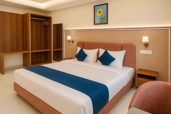 Imagen de la habitación del Hotel The Maheshwar. Foto 10
