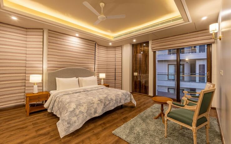 Imagen de la habitación del Hotel The Manor Luxury Apartments. Foto 15