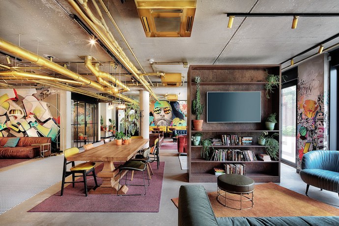 Imagen de los interiores del Hotel The Match, Eindhoven. Foto 16