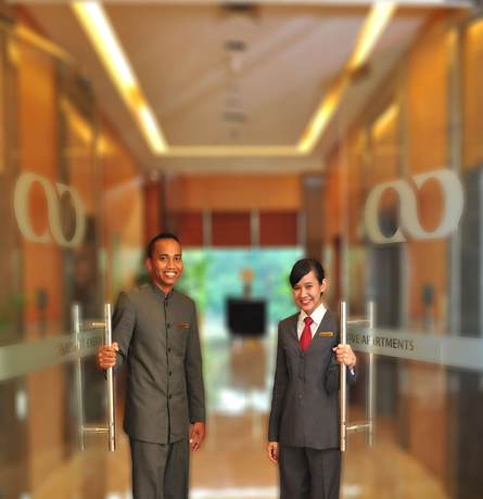 Imagen de los interiores del Hotel The Mayflower, Jakarta - Marriott Executive Apartments. Foto 17