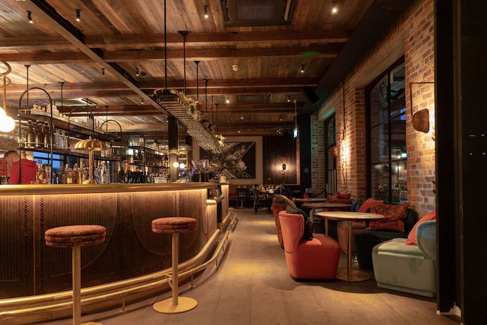 Imagen del bar/restaurante del Hotel The Mayson Dublin. Foto 2