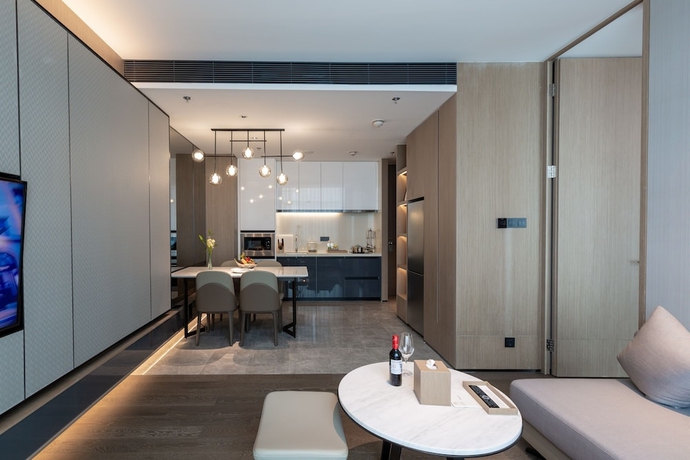 Imagen de la habitación del Hotel The Meixi Lake, Changsha - Marriott Executive Apartments. Foto 5