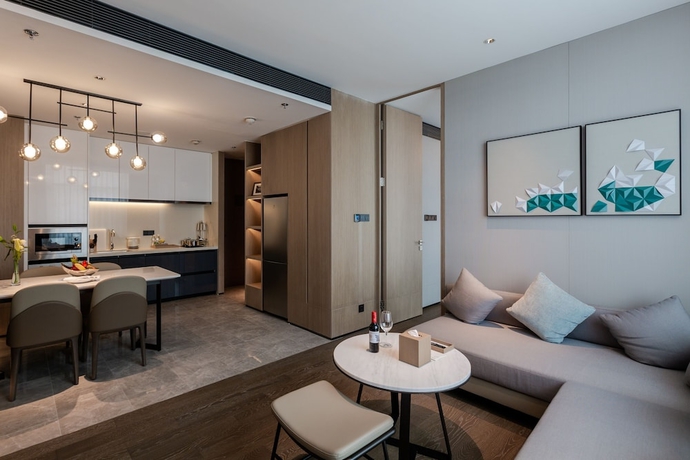 Imagen de la habitación del Hotel The Meixi Lake, Changsha - Marriott Executive Apartments. Foto 11