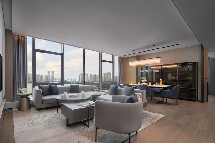 Imagen general del Hotel The Meixi Lake, Changsha - Marriott Executive Apartments. Foto 1