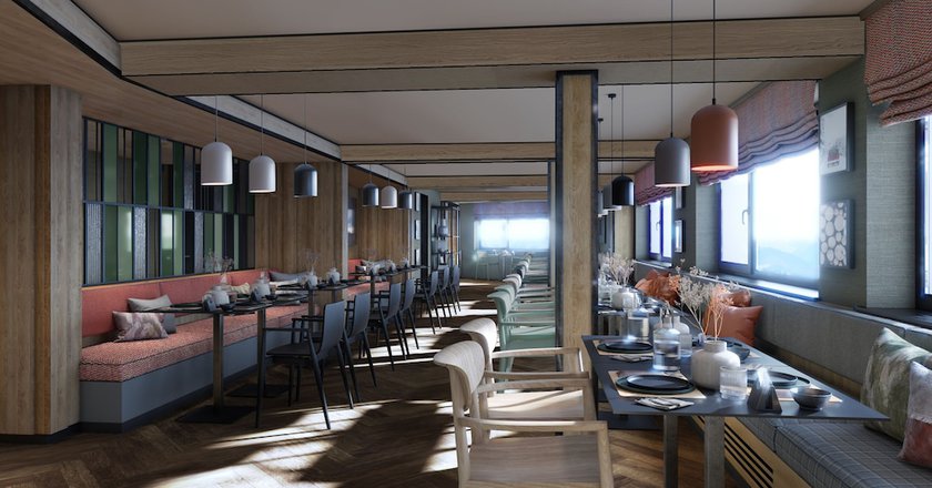 Imagen del bar/restaurante del Hotel The Moss - Your unique hideaway. Foto 1