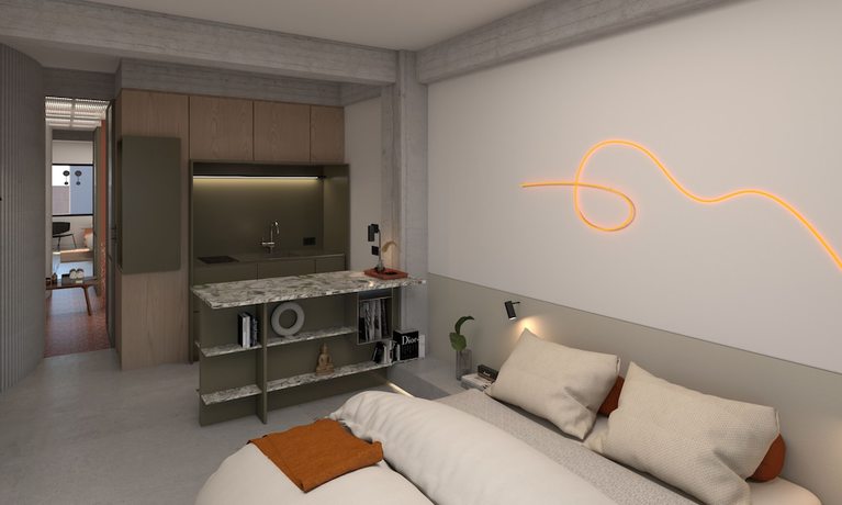 Imagen de la habitación del Hotel The Newel Metaxourgeio. Foto 6