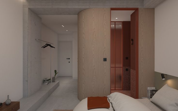 Imagen de la habitación del Hotel The Newel Metaxourgeio. Foto 8