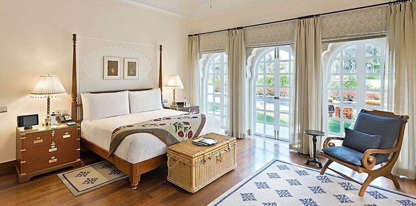 Imagen de la habitación del Hotel The Oberoi Sukhvilas Resort & Spa. Foto 18