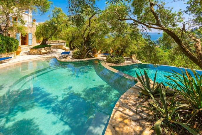 Imagen general del Hotel The Olive Press - Agni Bay Large Private Pool Walk to Beach Sea Views A C Wifi Car Not Require - 231. Foto 3