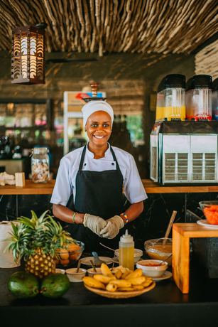 Imagen del bar/restaurante del Hotel The One Resort Zanzibar. Foto 6