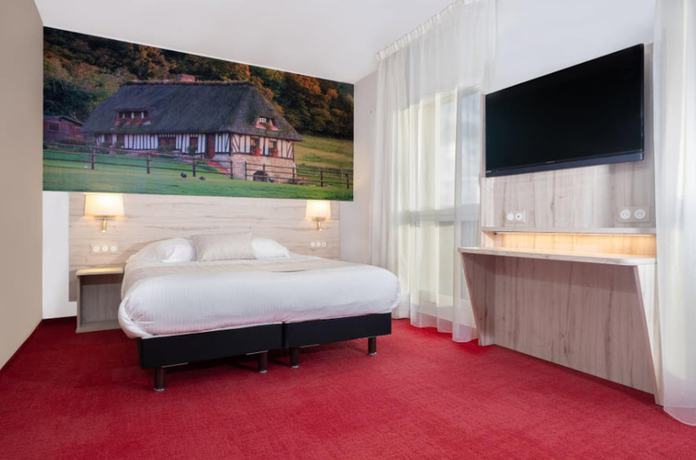 Imagen de la habitación del Hotel The Originals City, H&ocirc;tel Acadine, Pont-Audemer. Foto 17