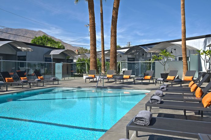 Imagen de la piscina del Hotel The Palm Springs. Foto 18