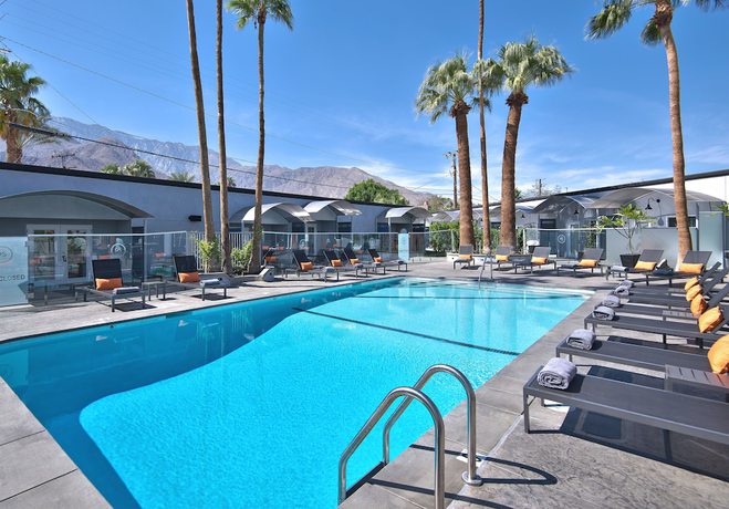 Imagen de la piscina del Hotel The Palm Springs. Foto 20