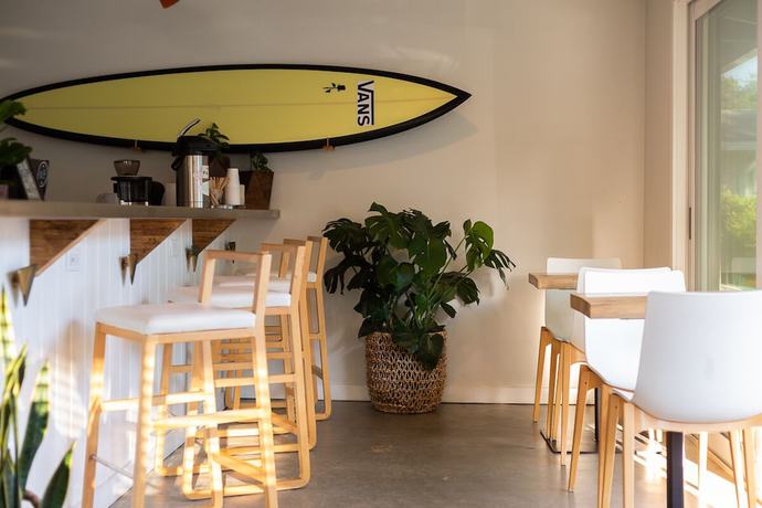 Imagen del bar/restaurante del Hotel The Palms, Atlantic Beach. Foto 2
