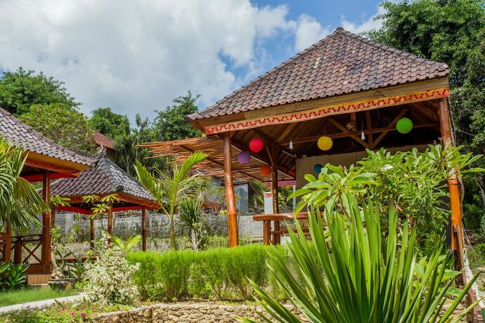 Imagen del bar/restaurante del Hotel The Pandawa Hills Ceningan. Foto 9