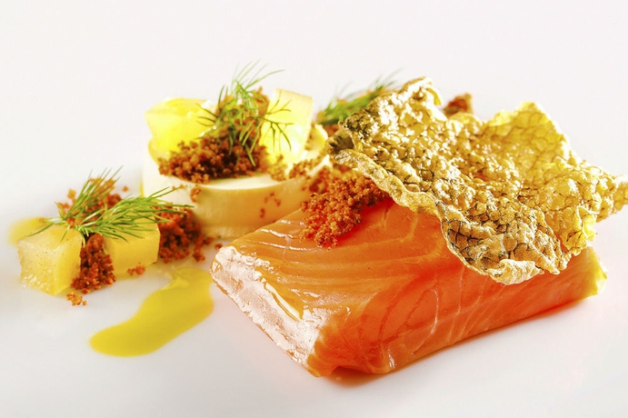 Imagen del bar/restaurante del Hotel The Puli and Spa. Foto 2